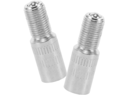 Adaptador De Válvula De Metal Prateado (2 Unidades)