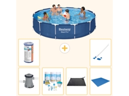 Bestway Piscina Bestway Steel Pro Redonda - 396x84 Cm - 7-peças S22110