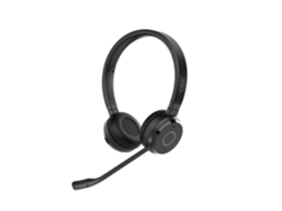 Auscultadores Sem fios JABRA Evolve 65 TE UC Duo (On Ear - Microfone - Preto)