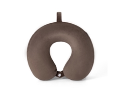 Suporte cervical portátil de espuma viscoelástica em formato U Slowmoose, marrom