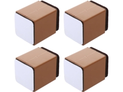 Conjunto De 4 Peças Tapetes Niveladores Para Pés Mesa, Almofadas Aço