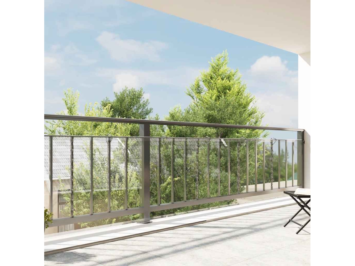 Vidaxl Encerado Transparente Com Ilhós 1x8 M Pvc