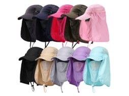 Chapéu de Sol Visor Hiking Uv Proteção Face e Pesca
