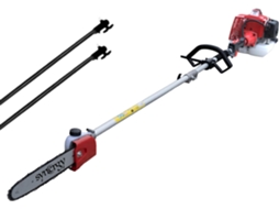 Synergy Podadora De Altura A Gasolina Blademaster 52cc 2cv – Espada 25cm (10") + 2 Extensões – Motosserra Telescópica