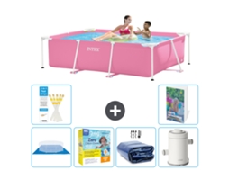 Piscina com Estrutura Retangular 220x150x60 Cm 5 peças S71 INTEX