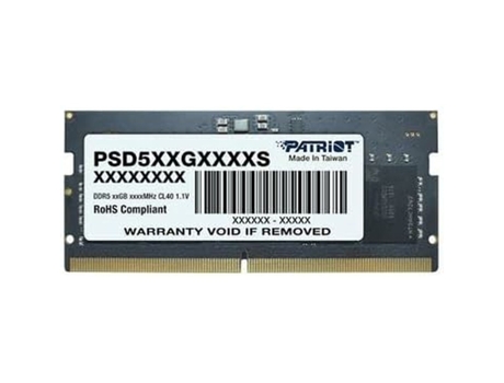 Memória Ram PATRIOT MEMORY Psd532G56002S 32 Gb 1 X 32 Gb Ddr5