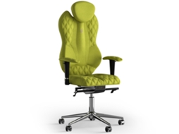 Cadeira de Escritório Ergonómica KULIK Grande Tecido de Costura (Azur - Azeitona -130x50x50cm)