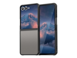 Capa Para Celular Fan Dun Series Em Tpu Híbrido Com Acabamento Fosco Em Pc Para Samsung Galaxy Z Flip7 5g