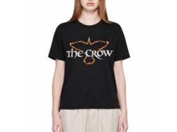 Rockinstone The Crow Movie Flaming Crow Black Adult T-shirt Size:s