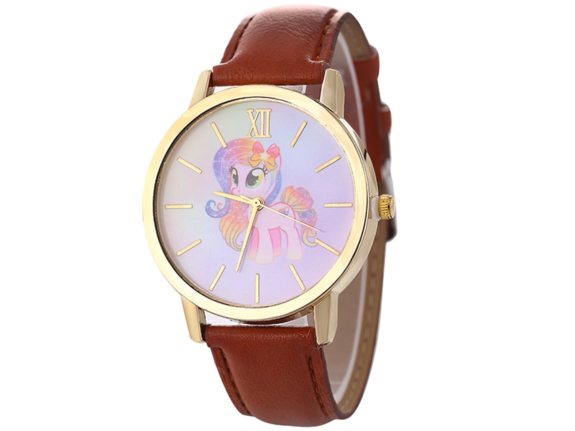 Reloj De Moda Empresarial Unisex De Cuarzo Con Correa De Cuero Café Zhoulianfa