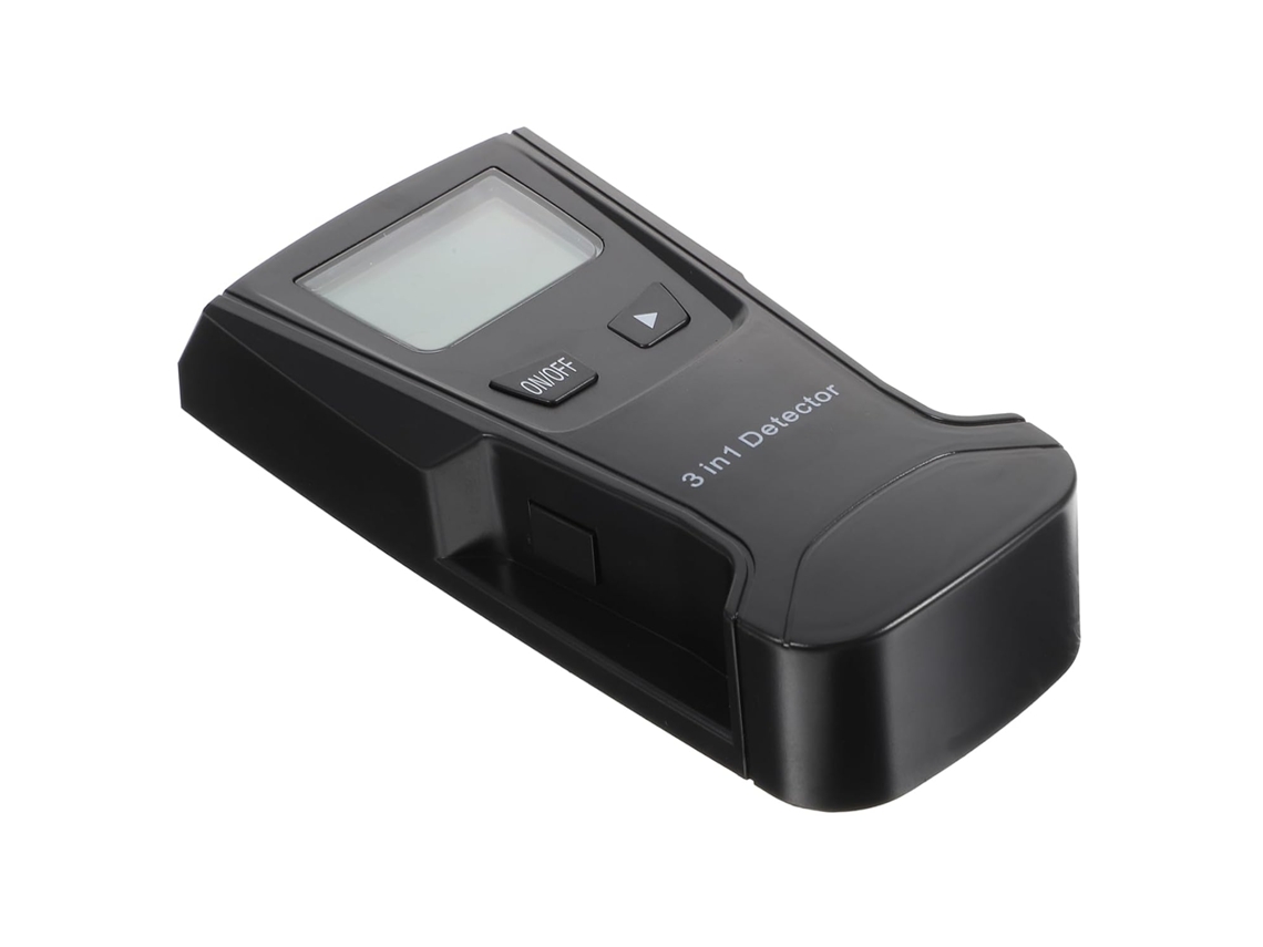 Detector De Parede Multifuncional Com Tela Lcd E Alça Embutida Em Abs, Para