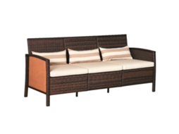 Conjunto de lounge de canto ZENCORE SERVICES, 5 lugares, resina trançada, chaise ajustável, mesa, cinza