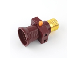 Conjunto De 3 Tomadas Rosca E27 Com Interruptor 6a