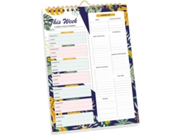 Caderno de Planejamento de Refeições – 52 Folhas, Lista de Pratos