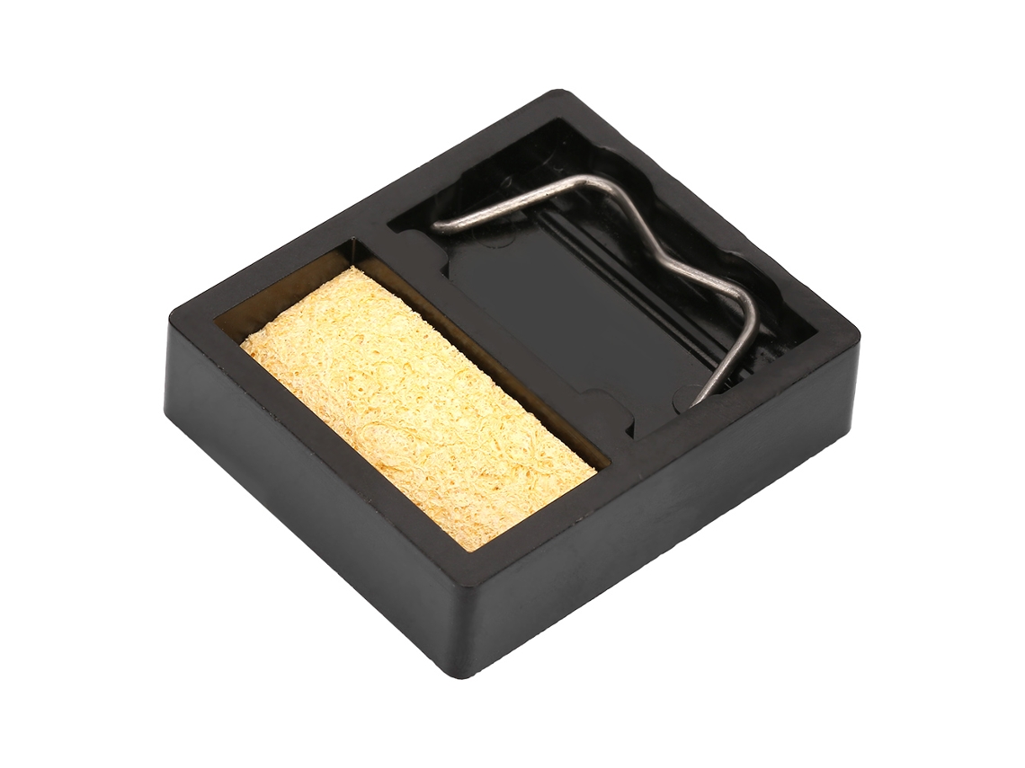 Suporte Para Soldador Eléctrico Mini Com Esponja Resistente A Altas Temperaturas Até 600℃