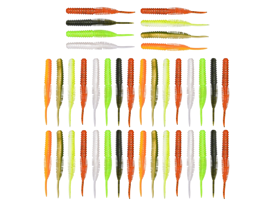 Lure (simulated Fishing) Afishlure Screw Straight Tail Maggot 100mm 4.5g Lure Bait 100mm Artificial Simulation Screw Body Straight Tail Worm Fi...