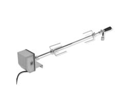 Vidaxl Espeto Rotisserie De Churrasqueira + Motor Profissional, Aço 900 Mm