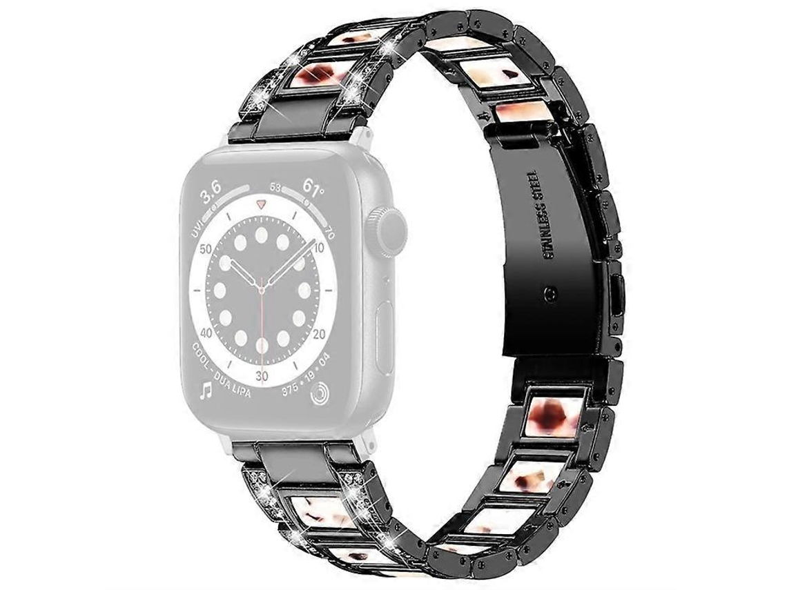 Compatível Com Apple Watch Series 9/8/7 41 Mm/6/5/4/se /se (2022)/se 40 Mm/3/2/1 38 Mm Aço Inoxidável Vledary (2023)