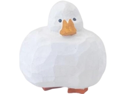 Estátua De Geste De Canard Única, Estátuas De Canard Em Bois, Decorações De Bureau,