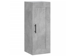 Wall Mounted Cabinet, Wall Mounted Cabinets Vidaxl Cinzeto Madeira Processada (n/a)