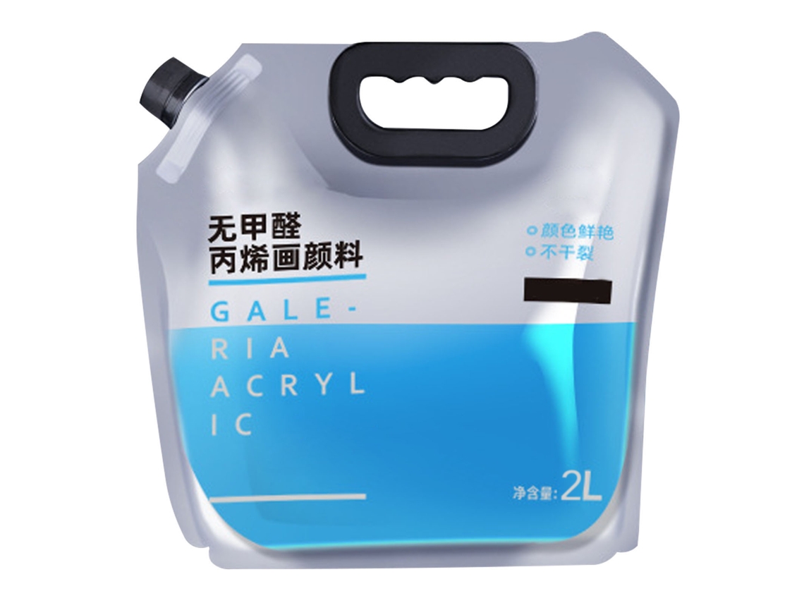 Pintura Acrílica Impermeável Protetora Solar De Grande Capacidade Portátil Multiusos Azul Céu 2l (aprox. 2.4kg/5.3lb)