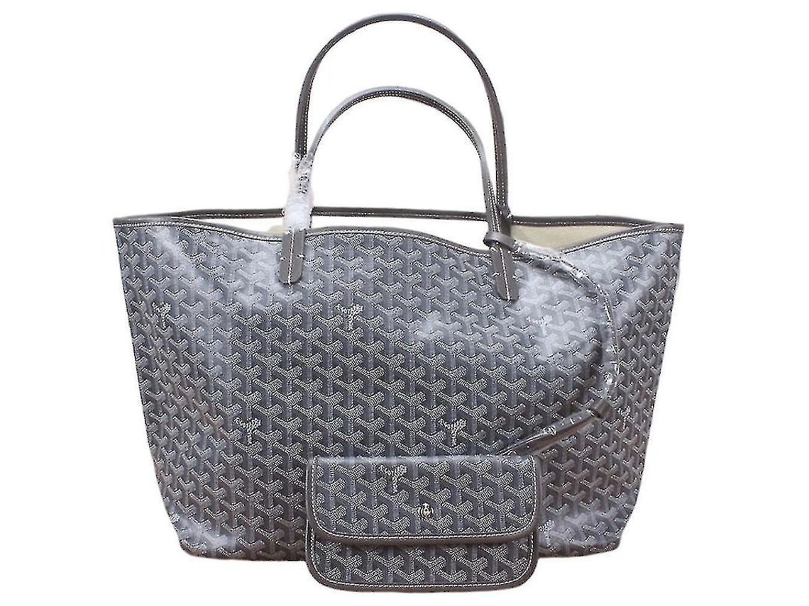 Bolsa De Hombro De Cuero Pu Para Mujer, Com Grande Capacidade E Portátil, Resistente À Água, Ideal Para Praia E Uso Diário Carvão Vegetal