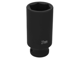 Yuru soquete de Impacto Profundo Métrico 27/30mm 6 Pontos Drive 1/2 Polegada Pneumático Aço