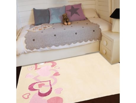 Tapete Infantil CARPETLOVE Rosa 120x170