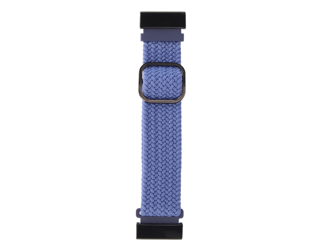 Pulseira De Relógio Trançada Compatível Com Fenix 7x Tom Azul Escuro
