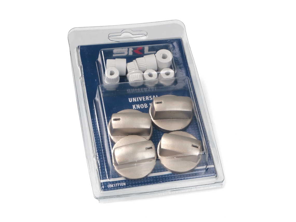 Puxador de Cozinha com Adaptadores Kit Dourado com 4 Peças Fogão/placa a Gás Cok1771un