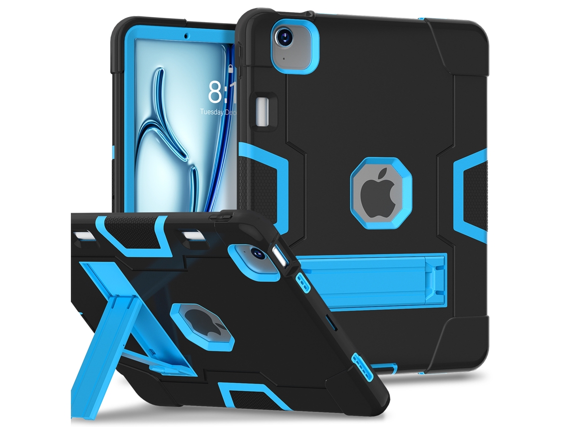 Capa Protetora Para Tablet Contra Quedasipad Pro De 13 Polegadas Nas Cores Preto E Azul, Com Compartimento Para Caneta. Ushion (2024)