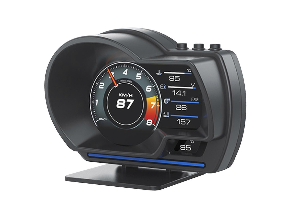 Monitor Hud Inteligente Para Painel De Veículos Com Alerta De Velocidade, Interface De Diagnóstico Obd, Suporte Universal Para Hud Automotivo Mul