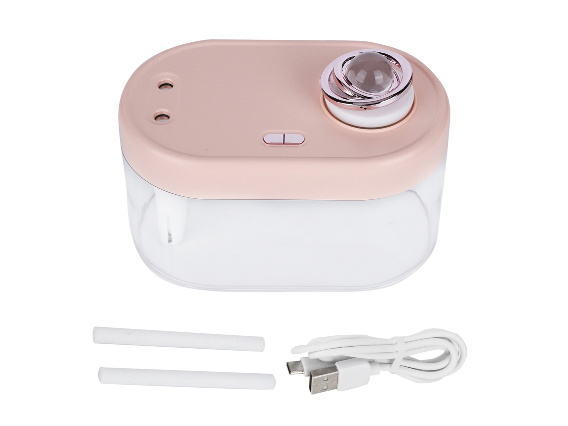 Laxiscreed Umidificador De Mesa Com Duas Borrifações E Luz Ambiente Para Melhorar A Umidade