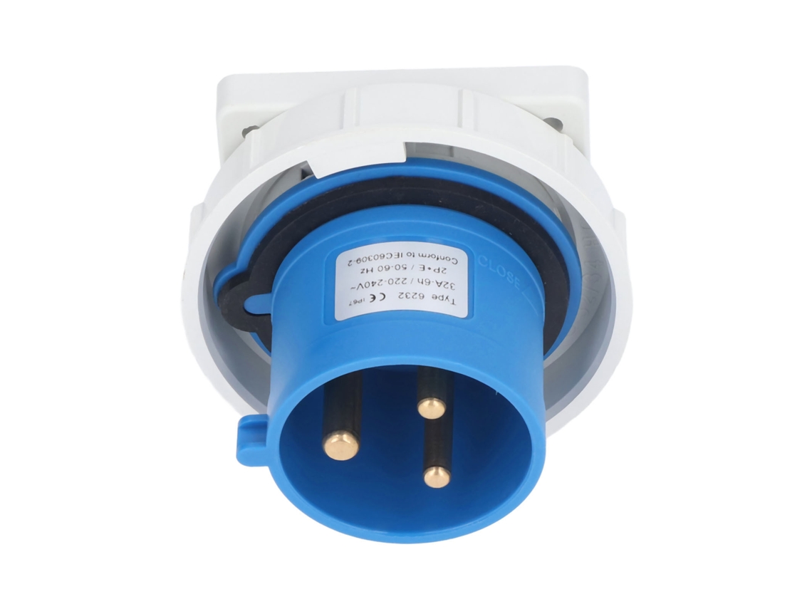 Conector Industrial IP67 2p+e 32A 220V | S/MARCA