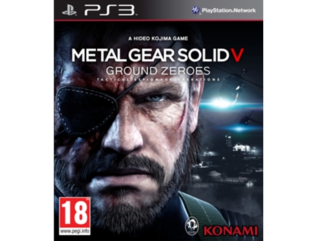 Jogo PS3 Metal Gear Solid V - Ground Zeroes — Ação/Aventura / Idade Mínima Recomendada: 18
