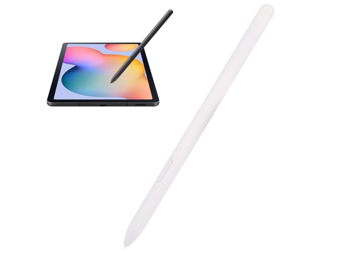 Caneta Stylus De Alta Sensibilidade Para Samsung Galaxy Tab S6 Lite Branca