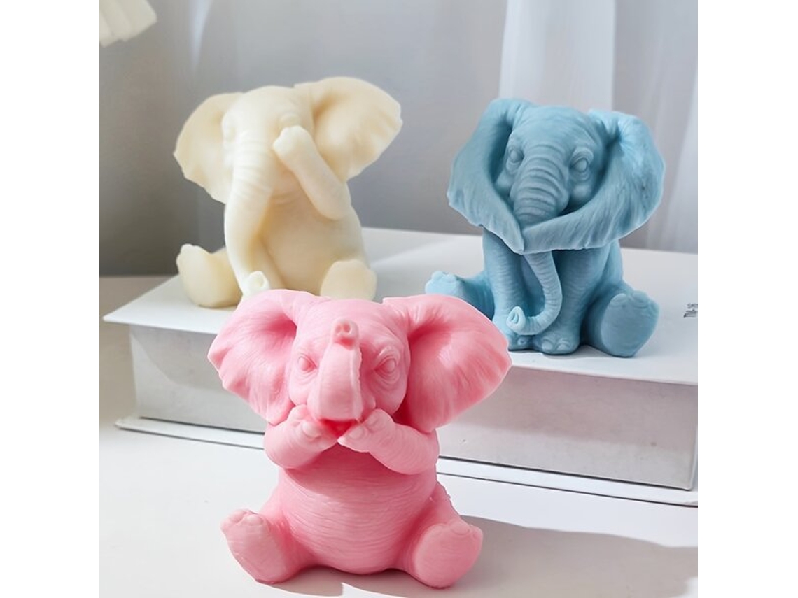 Molde De Silicone Para Elefante Para Artesanato Vayotoy