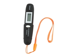 Termômetro Infravermelho Mini Sem Contato Com Tela Lcd Digital Para Medição De Temperatura, Modelo Dt8220, Cor Preta
