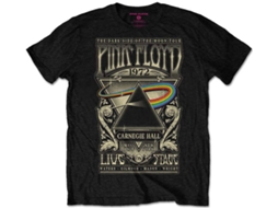 T-Shirt PINK FLOYD Carnegie Hall Poster S
