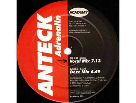 Vinil Adrenalin, Anteck Academy Records