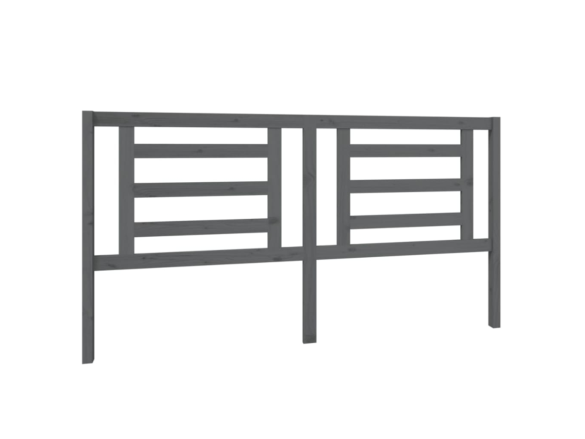 Bed Headboard, Bed Headboards Vidaxl Cinzeto Madeira De Pinho (186 X 100 Cm)