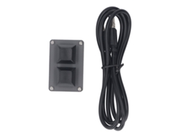 Teclado Mini com 2 Teclas Programáveis Usb Rgb Acrílico Atalhos Copiar Colar S/MARCA