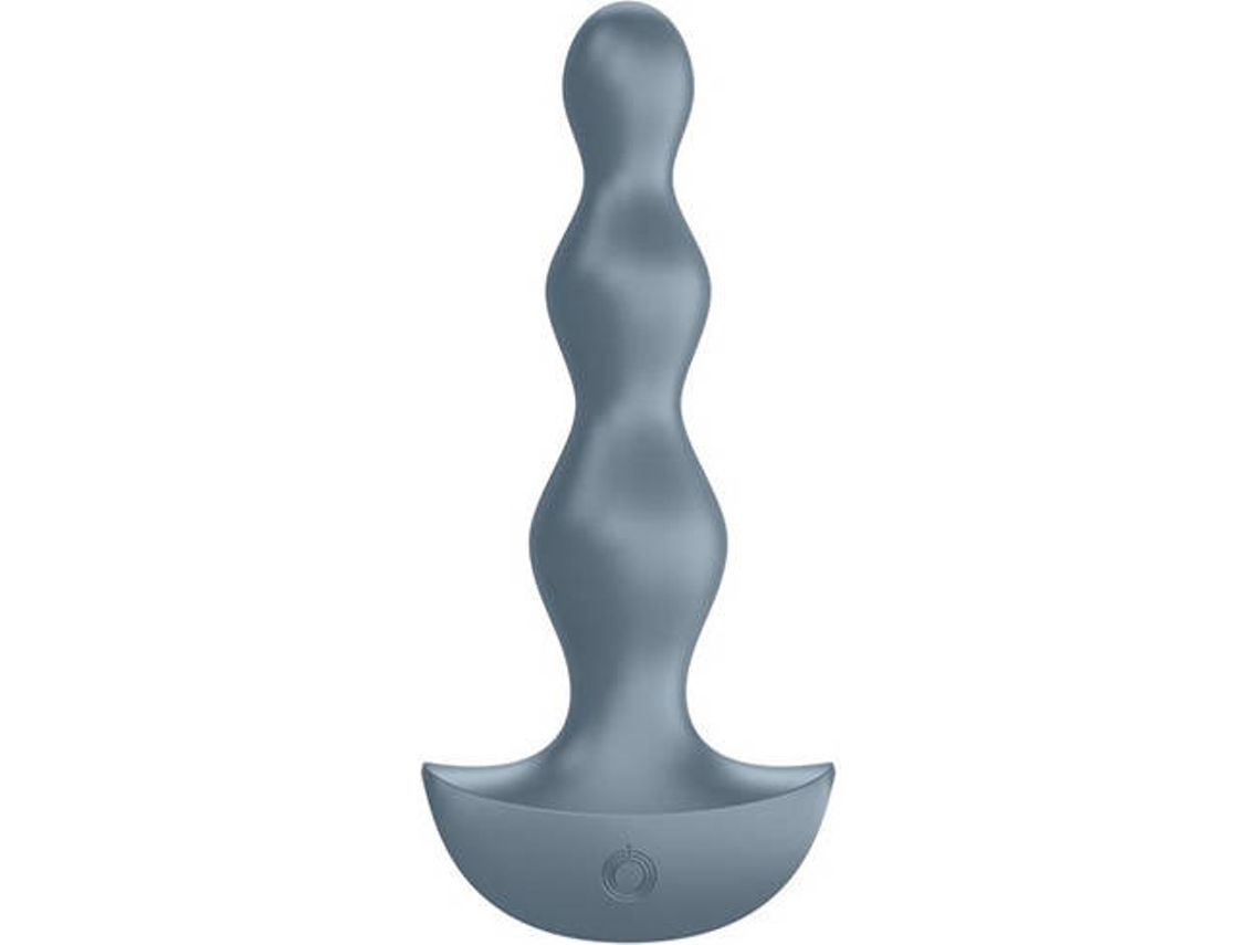 Lolli-plug 2 Usb Vibrador Anal Cinza - Unissex/adulto