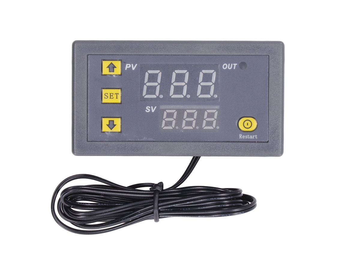 Módulo De Controle De Temperatura Termostato Digital Mini Com Display Led Para Geladeira