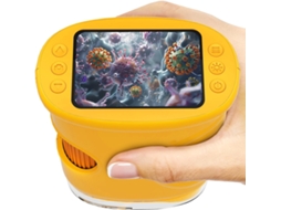 Microscópio Infantil Digital Portátil 1000x Com Ecrã Ips 2.0" E Câmara 2mp - Laranja - Eifson