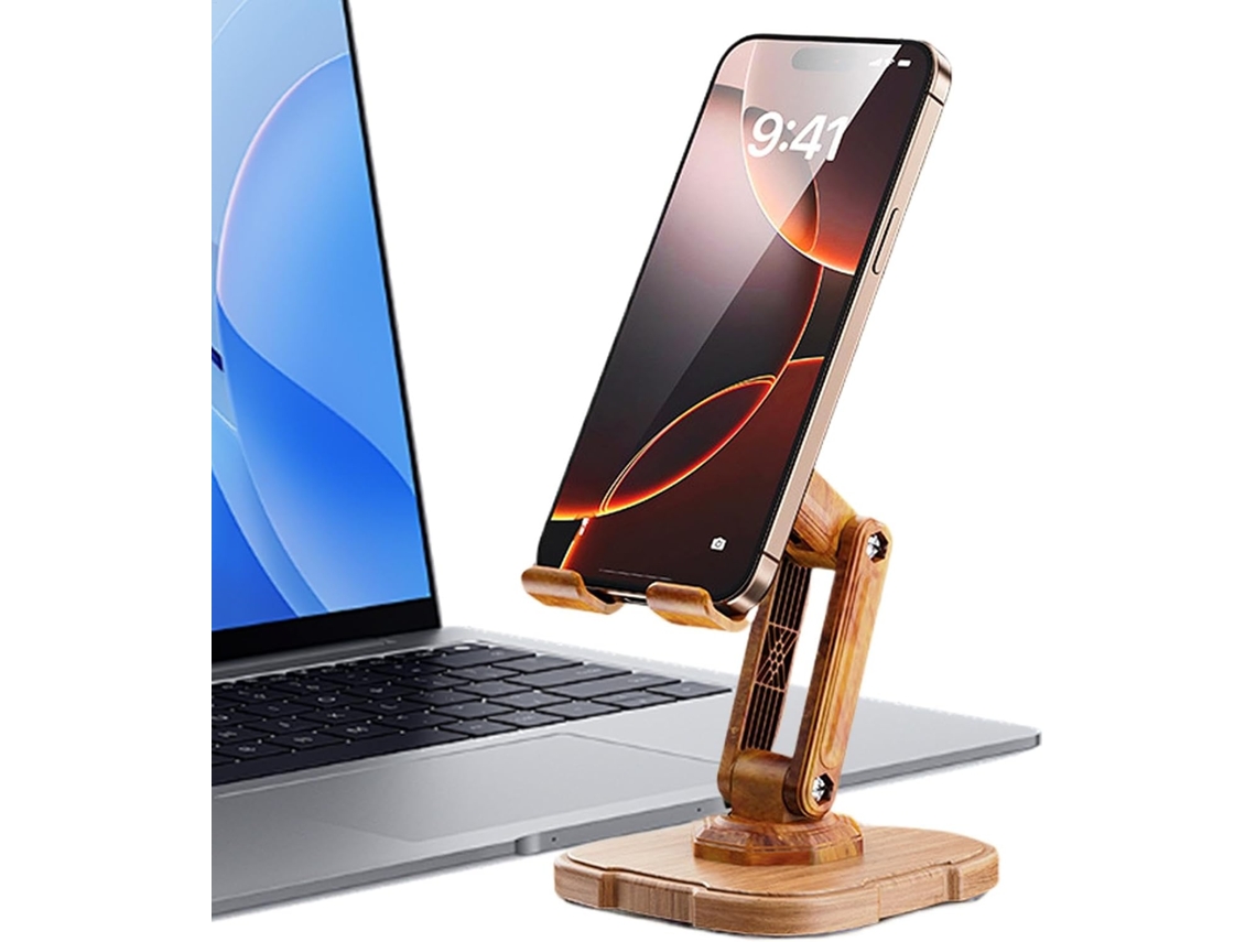 Suporte Portátil Dobrável E Giratório Para Celular E Smartphone.