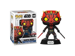 Figura Pop Star Wars Darth Maul Com Sabre Exclusivo
