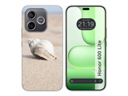 Capa Tumundosmartphone De Silicone Para Honor 600 Lite 5g Design Em Formato De Concha Com Desenho Animado