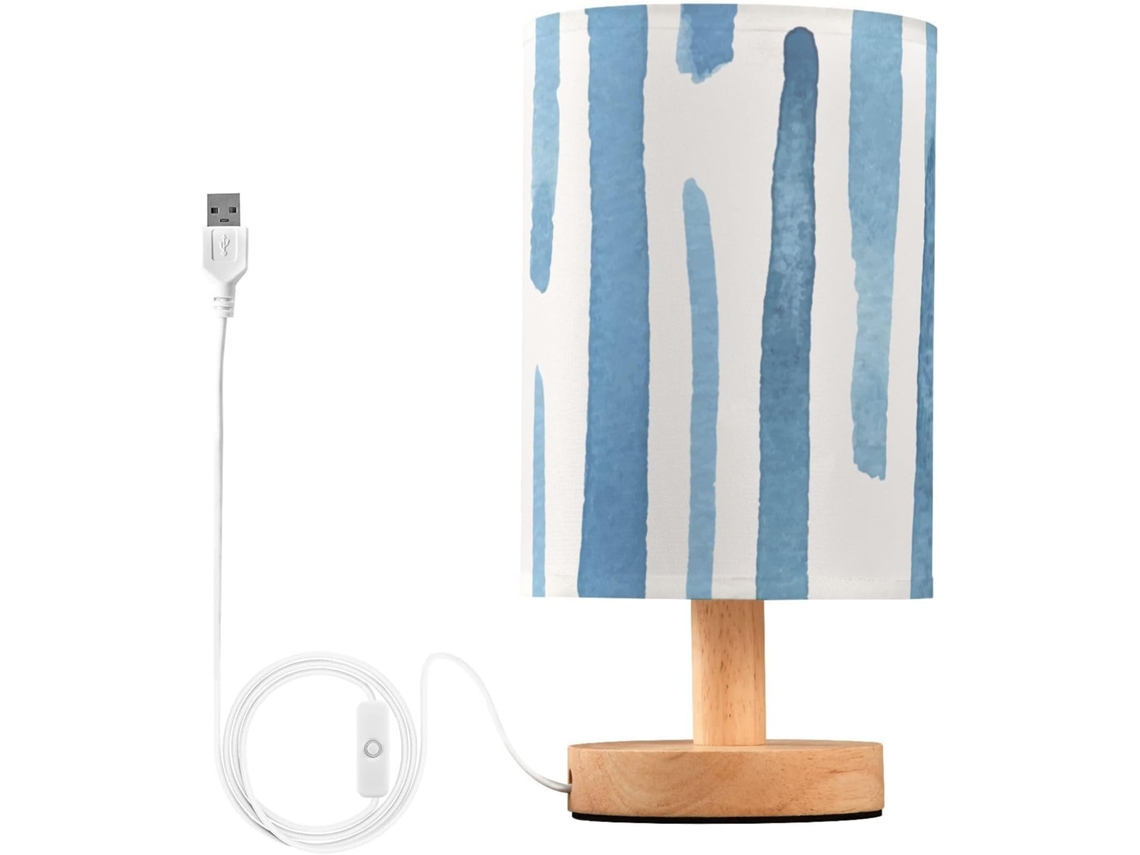 Luminária De Cabeceira Kll, Luminária De Mesa Noturna, Luminária Com Textura Suave Em Aquarela Para Escritório E Home