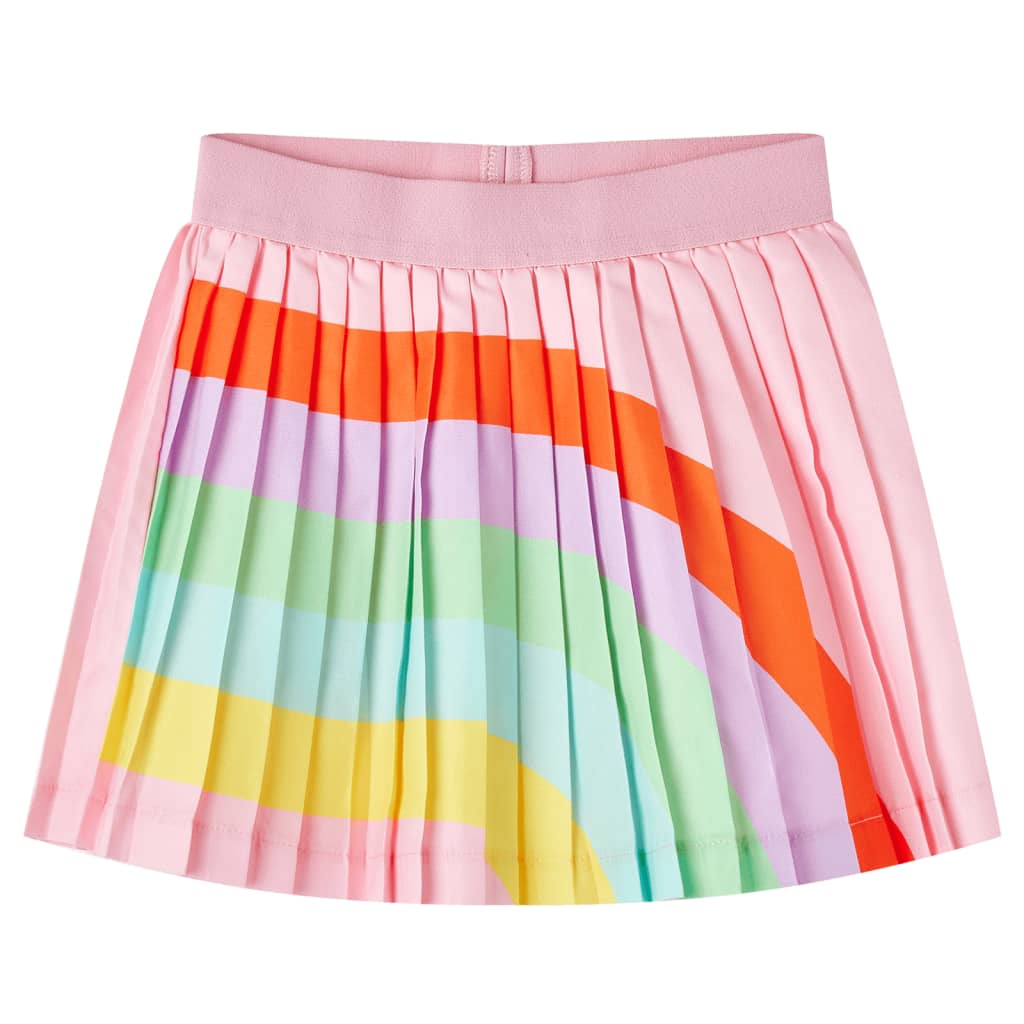 Saia plissada sales arco iris